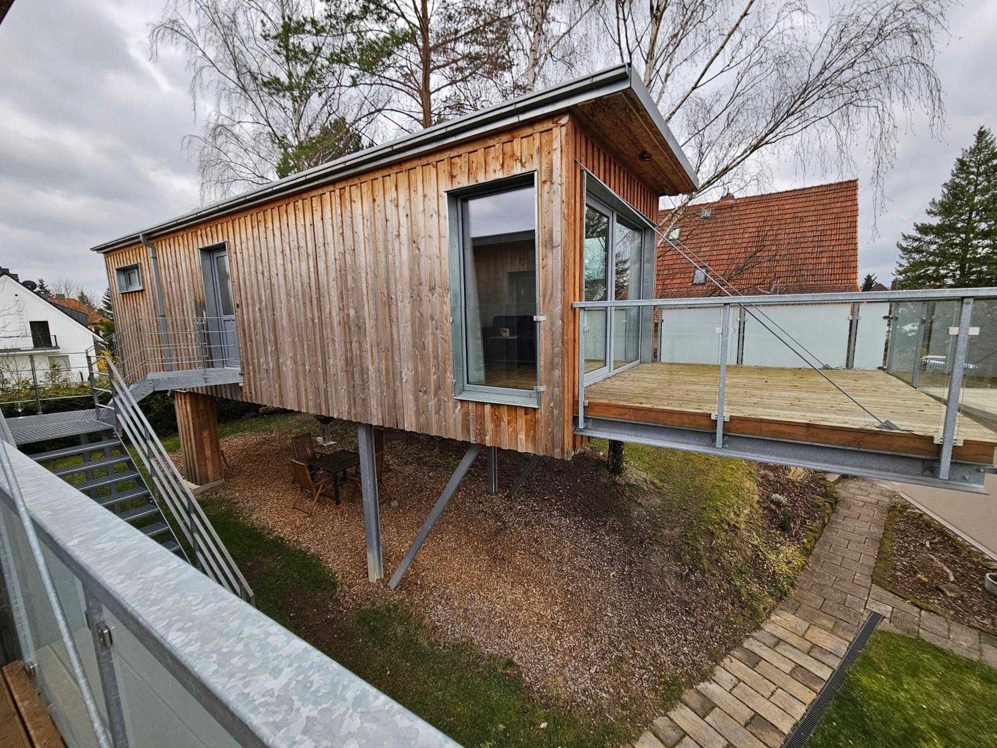 Baumhaus Und Tinyhaus Vila Mühlhausen Exterior foto