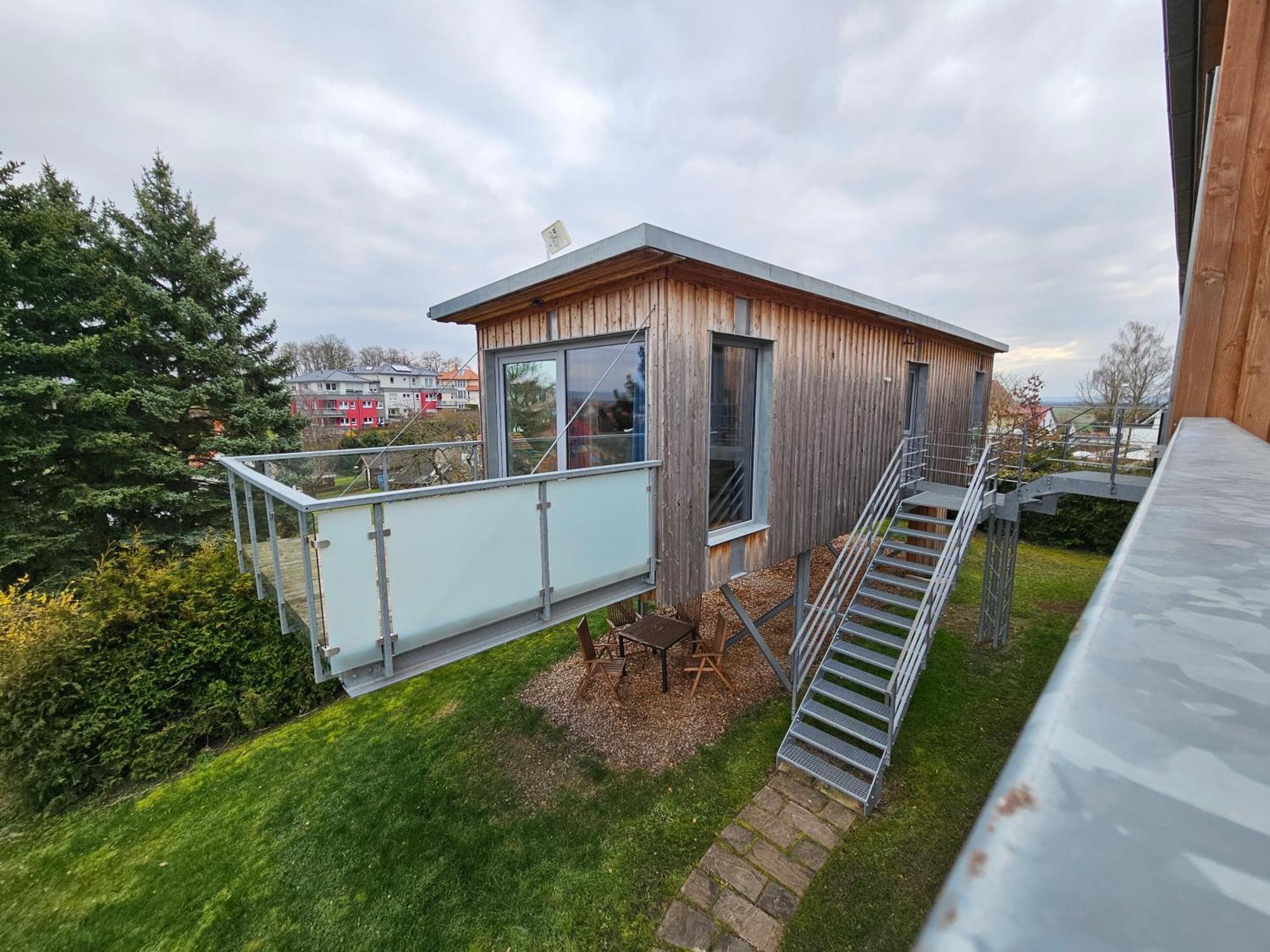 Baumhaus Und Tinyhaus Vila Mühlhausen Exterior foto